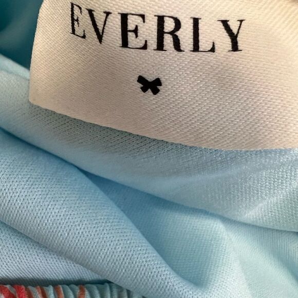 Everly off the shoulder summer dress pink flamingos Dress size Small - Picture 7 of 9